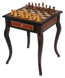 Шахматный стол Турнирный венге — hichess.ru - шахматы, нарды, настольные игры