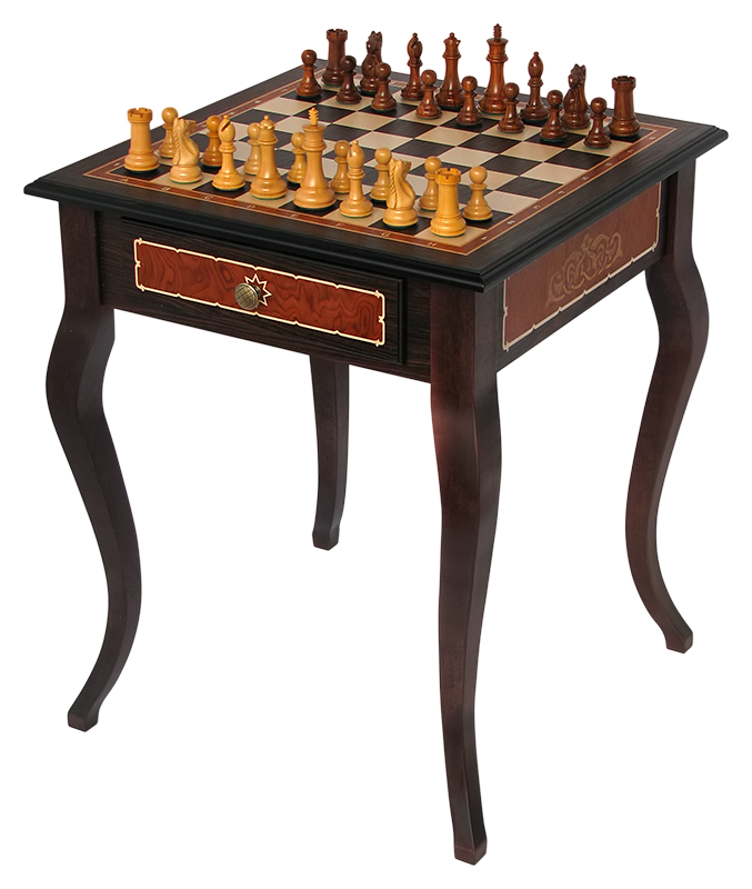 Шахматный стол Турнирный венге фото 1 — hichess.ru - шахматы, нарды, настольные игры
