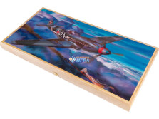 Нарды-Шашки Походные Истребитель Як-3 большие — hichess.ru - шахматы, нарды, настольные игры