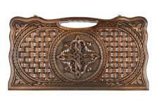 Нарды резные Армянский узор 11&quot; с ручкой 60, Haleyan&quot; — hichess.ru - шахматы, нарды, настольные игры