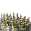 Шахматы подарочные каменные с металлическими фигурами Римляне змеевик 40 см фото 6 — hichess.ru - шахматы, нарды, настольные игры