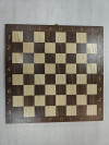 Шахматная доска интарсия орех 41.5 см без фигур фото 6 — hichess.ru - шахматы, нарды, настольные игры