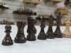 Шахматные фигуры Суприм из дуба лакированные фото 2 — hichess.ru - шахматы, нарды, настольные игры