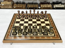 Шахматы Турнирные венге Антик 50 см с утяжелением большие — hichess.ru - шахматы, нарды, настольные игры