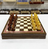 Шахматы янтарные подарочные в ларце из дуба фото 3 &mdash; hichess.ru - шахматы, нарды, настольные игры