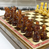 Шахматы янтарные подарочные в ларце из дуба фото 5 &mdash; hichess.ru - шахматы, нарды, настольные игры