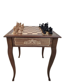 Шахматный стол Турнирный американский орех — hichess.ru - шахматы, нарды, настольные игры