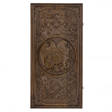 Нарды резные Герб Армении, Ustyan — hichess.ru - шахматы, нарды, настольные игры