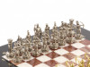 Шахматы "Лучники" мрамор лемезит 28х28 см фото 3 — hichess.ru - шахматы, нарды, настольные игры