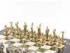 Шахматы подарочные "Подвиги Геракла" мрамор змеевик 36х36 см фото 3 — hichess.ru - шахматы, нарды, настольные игры