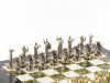 Шахматы подарочные "Подвиги Геракла" мрамор змеевик 36х36 см фото 4 — hichess.ru - шахматы, нарды, настольные игры