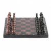 Шахматы каменные из лемезита и змеевика 38х38 см фото 2 — hichess.ru - шахматы, нарды, настольные игры