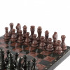 Шахматы каменные из лемезита и змеевика 38х38 см фото 3 — hichess.ru - шахматы, нарды, настольные игры