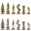 Шахматы Средневековые рыцари доска 44х44 см из камня фото 2 — hichess.ru - шахматы, нарды, настольные игры