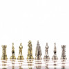 Шахматы Средневековые рыцари доска 44х44 см из камня фото 3 — hichess.ru - шахматы, нарды, настольные игры