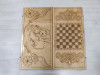 Нарды деревянные Волк светлые с чехлом фото 6 — hichess.ru - шахматы, нарды, настольные игры