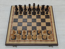 Шахматы подарочные из дуба Суприм глянцевые — hichess.ru - шахматы, нарды, настольные игры