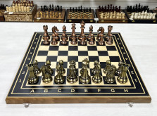 Шахматы Турнирные эбен Антик 50 см — hichess.ru - шахматы, нарды, настольные игры