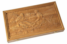 Нарды Охотники на привале — hichess.ru - шахматы, нарды, настольные игры