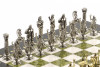 Шахматы подарочные "Посейдон" 32х32 см змеевик мрамор фото 3 — hichess.ru - шахматы, нарды, настольные игры