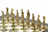 Шахматы подарочные "Посейдон" 32х32 см змеевик мрамор фото 4 — hichess.ru - шахматы, нарды, настольные игры