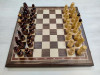 Шахматы ручной работы Точенка резная на большой доске из ореха фото 4 — hichess.ru - шахматы, нарды, настольные игры