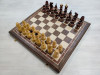 Шахматы ручной работы Точенка резная на большой доске из ореха фото 5 — hichess.ru - шахматы, нарды, настольные игры