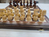 Шахматы ручной работы Точенка резная на большой доске из ореха фото 3 — hichess.ru - шахматы, нарды, настольные игры