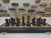 Шахматы подарочные Суприм из мореного дуба средние фото 1 — hichess.ru - шахматы, нарды, настольные игры