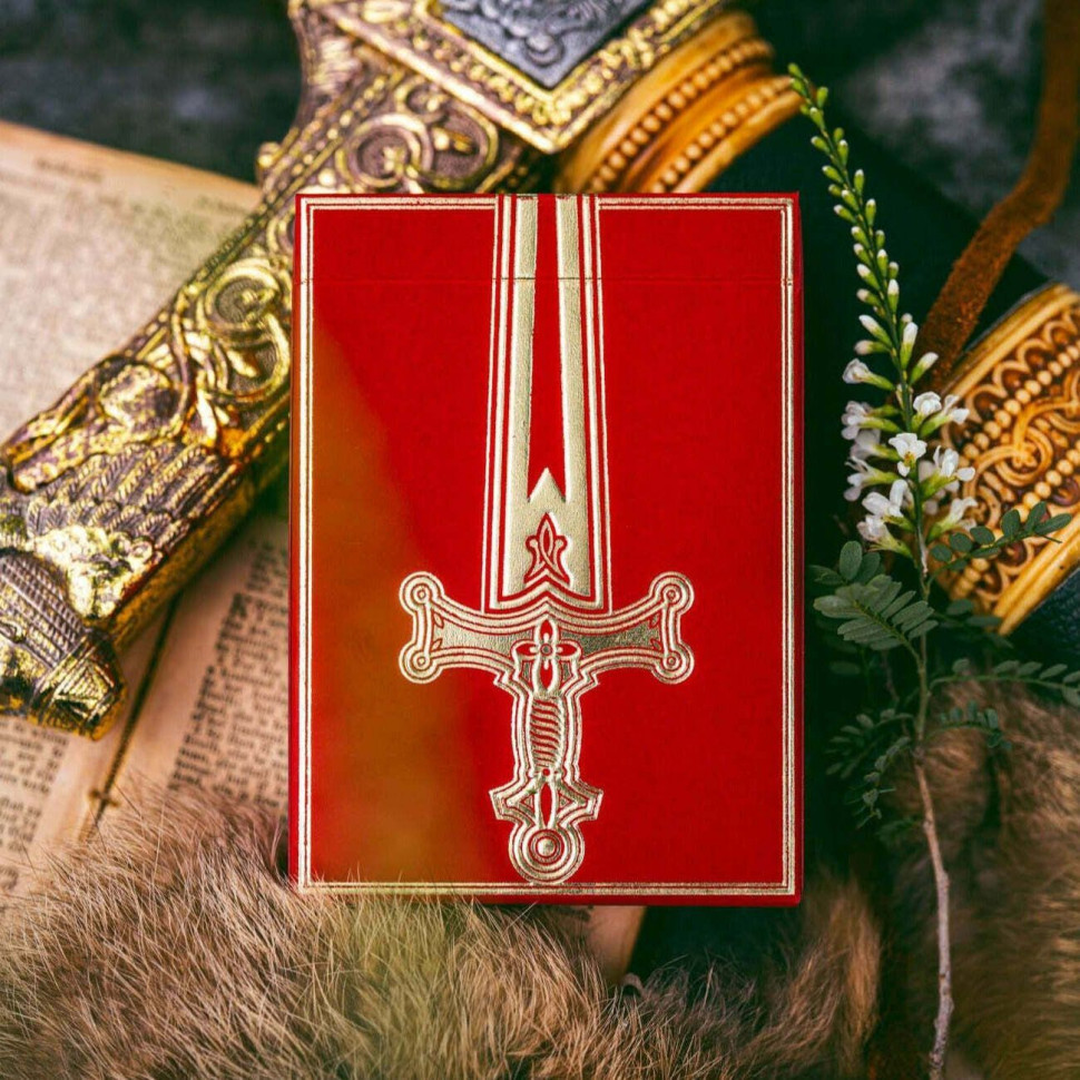 Игральные карты Arthurian пластиковые фото 1 — hichess.ru - шахматы, нарды, настольные игры