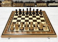 Шахматы деревянные Турнирные венге Суприм 50 см — hichess.ru - шахматы, нарды, настольные игры