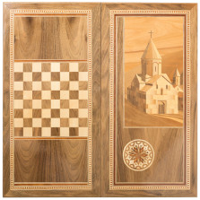 Нарды Эчмиадзин инкрустация, Zeynalyan — hichess.ru - шахматы, нарды, настольные игры