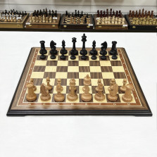 Шахматы нескладные деревянные с фигурами из бука без утяжеления 50 см — hichess.ru - шахматы, нарды, настольные игры