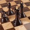 Шахматы Стаунтон Люкс (венге/самшит) фото 2 — hichess.ru - шахматы, нарды, настольные игры