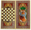Нарды + Шашки Тигр средние фото 1 — hichess.ru - шахматы, нарды, настольные игры