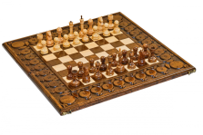 Шахматы + нарды резные с гранатами 60, Haleyan — hichess.ru - шахматы, нарды, настольные игры