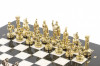 Шахматы подарочные "Римляне" мрамор змеевик 28х28 см фото 4 — hichess.ru - шахматы, нарды, настольные игры