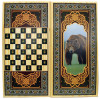 Нарды + Шашки Медведь средние фото 1 — hichess.ru - шахматы, нарды, настольные игры