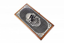 Нарды резные Всадник инкрустация 60, Haleyan — hichess.ru - шахматы, нарды, настольные игры