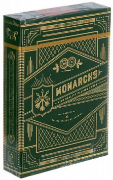 Карты &quot;Theory11 Green Monarchs&quot; — hichess.ru - шахматы, нарды, настольные игры