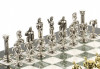 Шахматы "Олимпийские игры" 32х32 см офиокальцит мрамор фото 3 — hichess.ru - шахматы, нарды, настольные игры