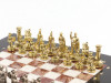 Шахматы подарочные "Римляне" мрамор и лемезит 28х28 см фото 4 — hichess.ru - шахматы, нарды, настольные игры