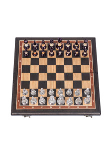 Шахматы подарочные Венге с фигурами Итальянский дизайн Люкс — hichess.ru - шахматы, нарды, настольные игры