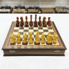 Шахматы в ларце из ореха с янтарными фигурами фото 1 &mdash; hichess.ru - шахматы, нарды, настольные игры