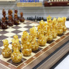 Шахматы в ларце из ореха с янтарными фигурами фото 4 &mdash; hichess.ru - шахматы, нарды, настольные игры