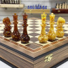 Шахматы в ларце из ореха с янтарными фигурами фото 10 &mdash; hichess.ru - шахматы, нарды, настольные игры