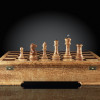 Шахматы Стаунтон Люкс (карельская береза/макассар) фото 6 — hichess.ru - шахматы, нарды, настольные игры
