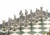 Шахматы подарочные "Римские воины" 28х28 см из офиокальцита и мрамора фото 3 — hichess.ru - шахматы, нарды, настольные игры