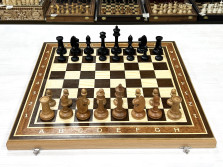 Шахматы Турнирные венге Авангард с утяжеленными фигурами — hichess.ru - шахматы, нарды, настольные игры