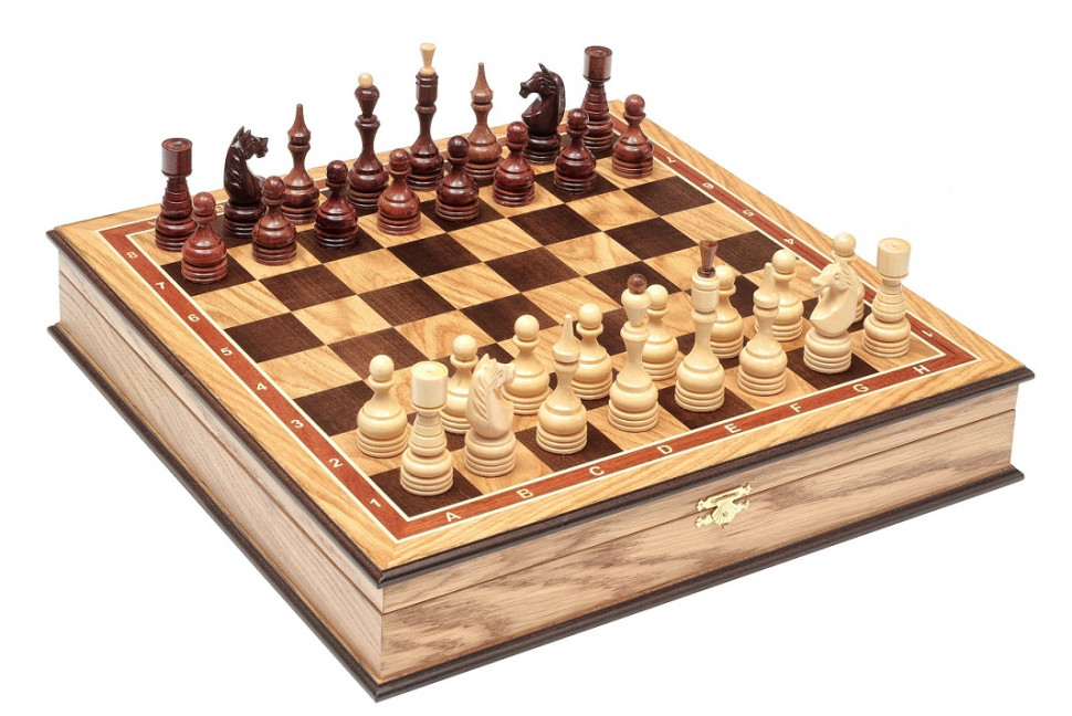Шахматы дубовые Бастион фото 1 — hichess.ru - шахматы, нарды, настольные игры